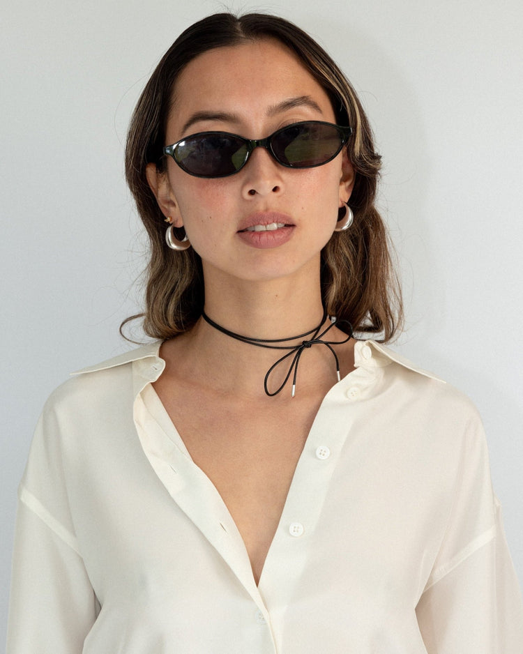 'Sadie' Cord Necklace - Lines & Current