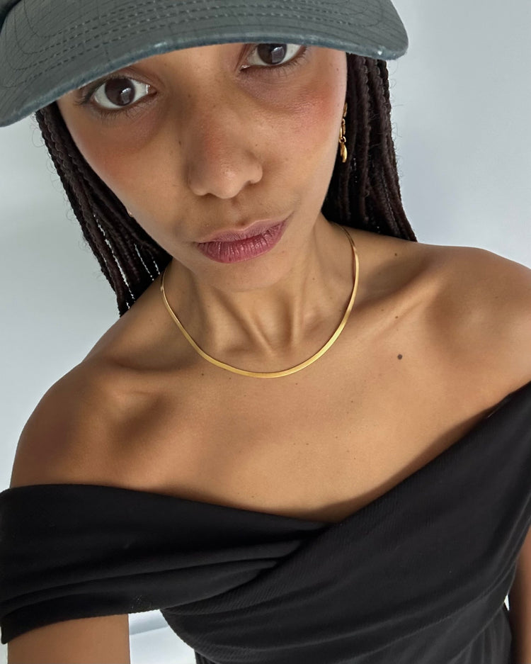 'Senna' Snake Chain Necklace