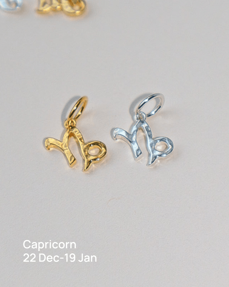 'Seren' Star Sign Charm - Lines & Current