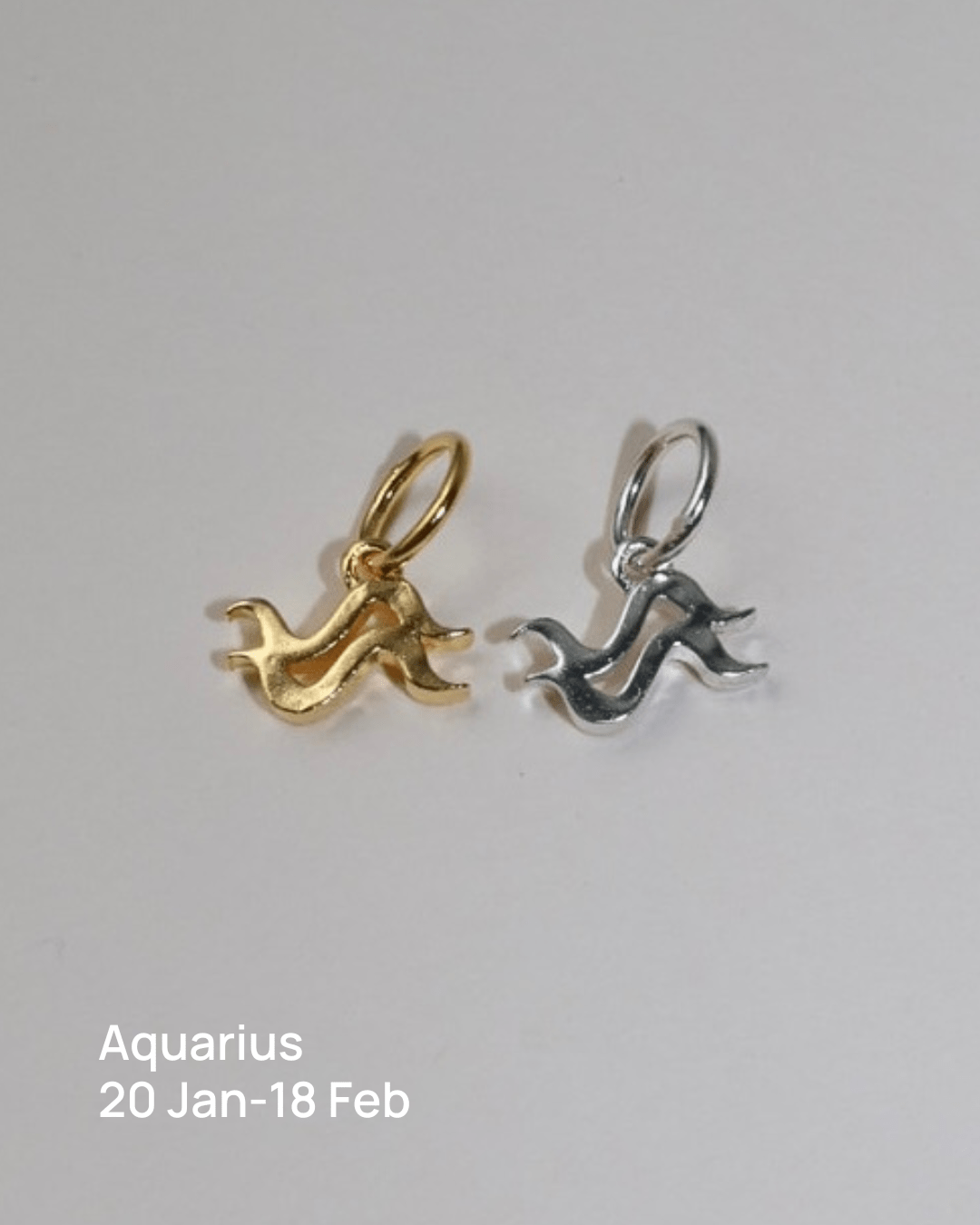 &#39;Seren&#39; Star Sign Charm - Lines &amp; Current