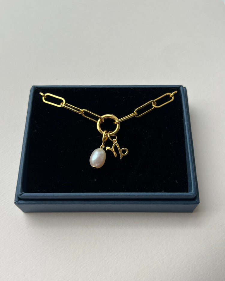 'Seren' Star Sign Charm - Lines & Current