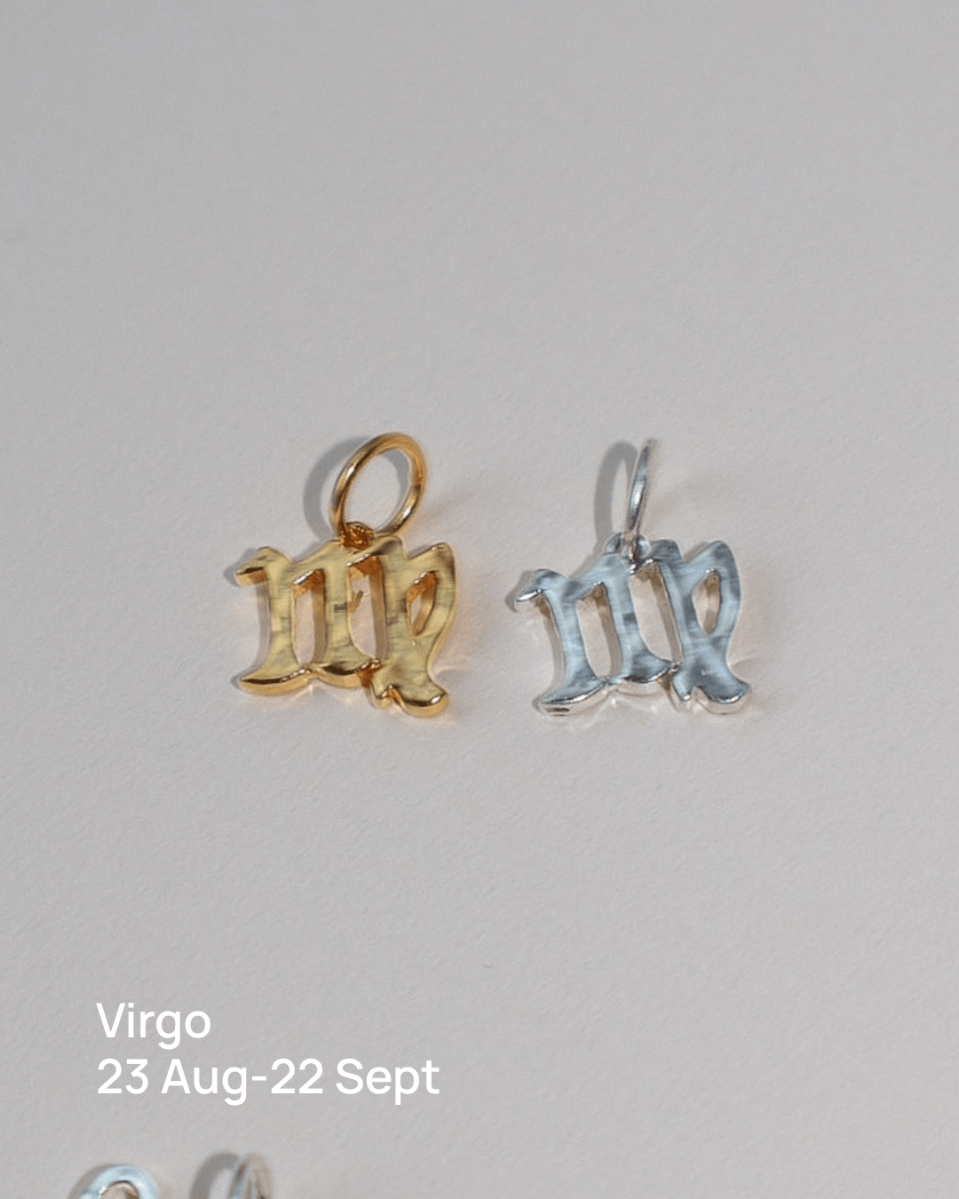 &#39;Seren&#39; Star Sign Charm - Lines &amp; Current