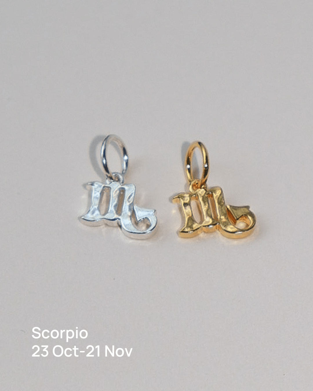 &#39;Seren&#39; Star Sign Charm - Lines &amp; Current