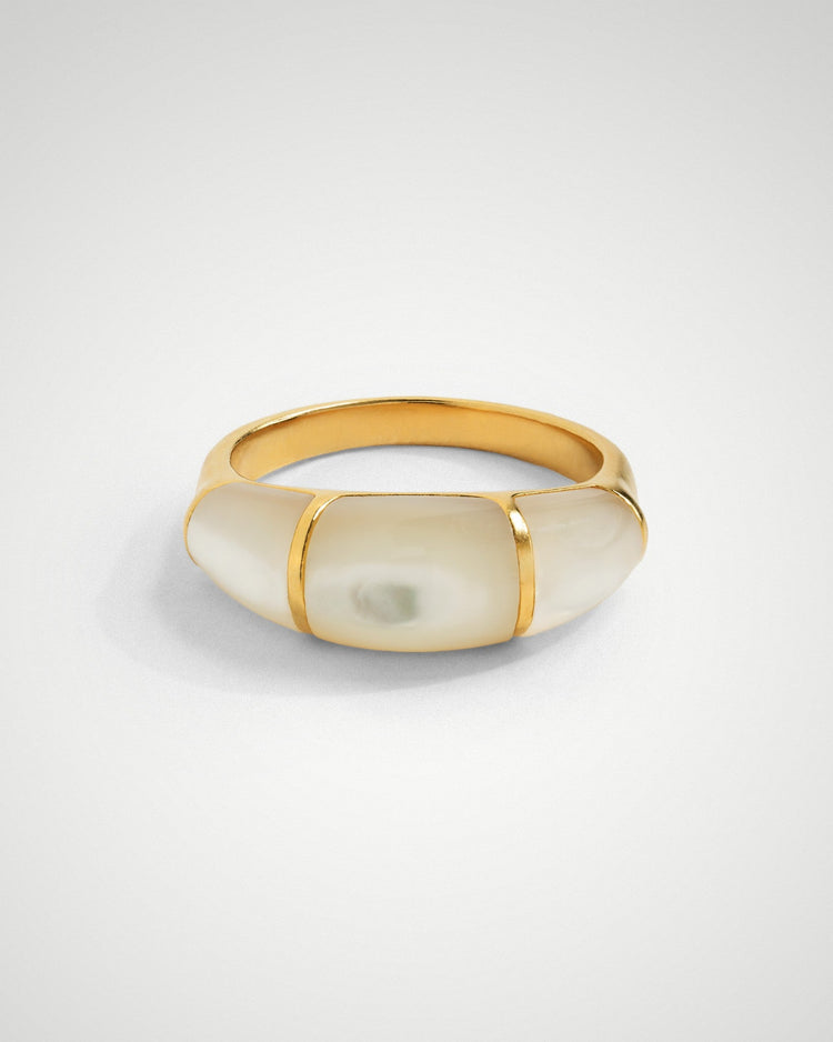 'Sigrid' Dome Ring - LINES AND CURRENT
