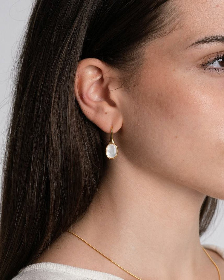 'Sigrid' Oval Earrings - LINES AND CURRENT