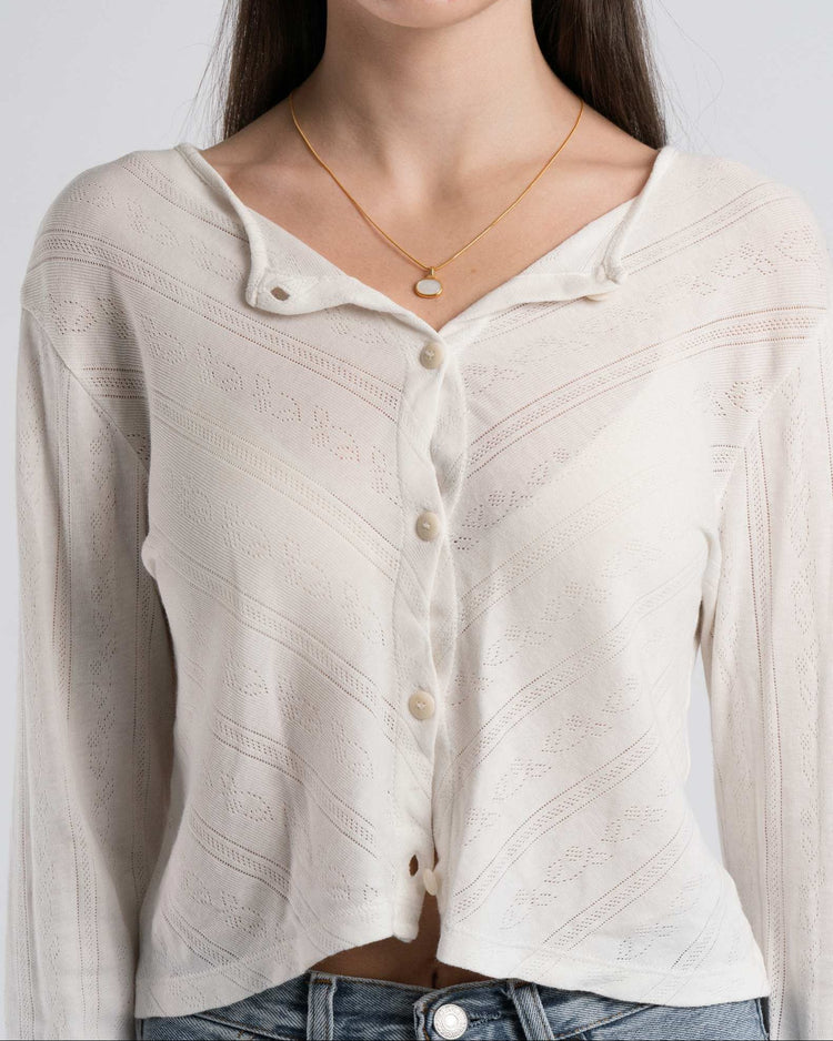 'Sigrid' Oval Necklace - LINES AND CURRENT