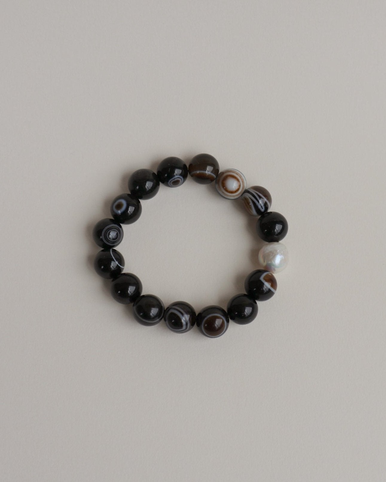 'Sky Eye' Beaded Bracelet - Lines & Current