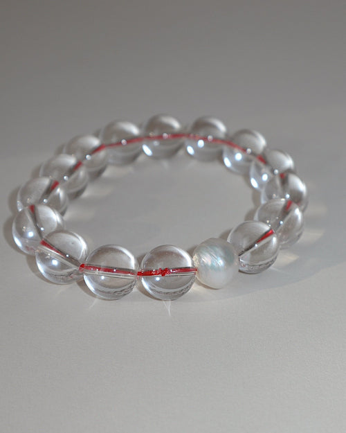 'Sorcha' Crystal Beaded Bracelet - Lines & Current