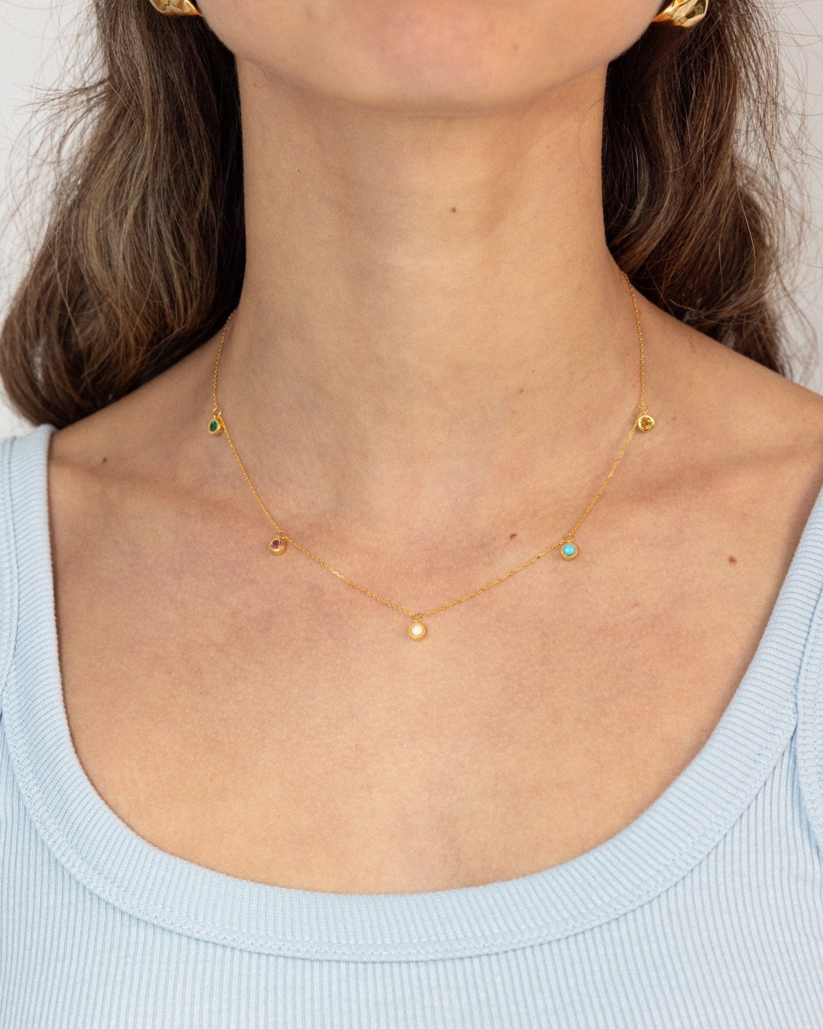 &#39;Spirited&#39; Satellite Necklace - Lines &amp; Current