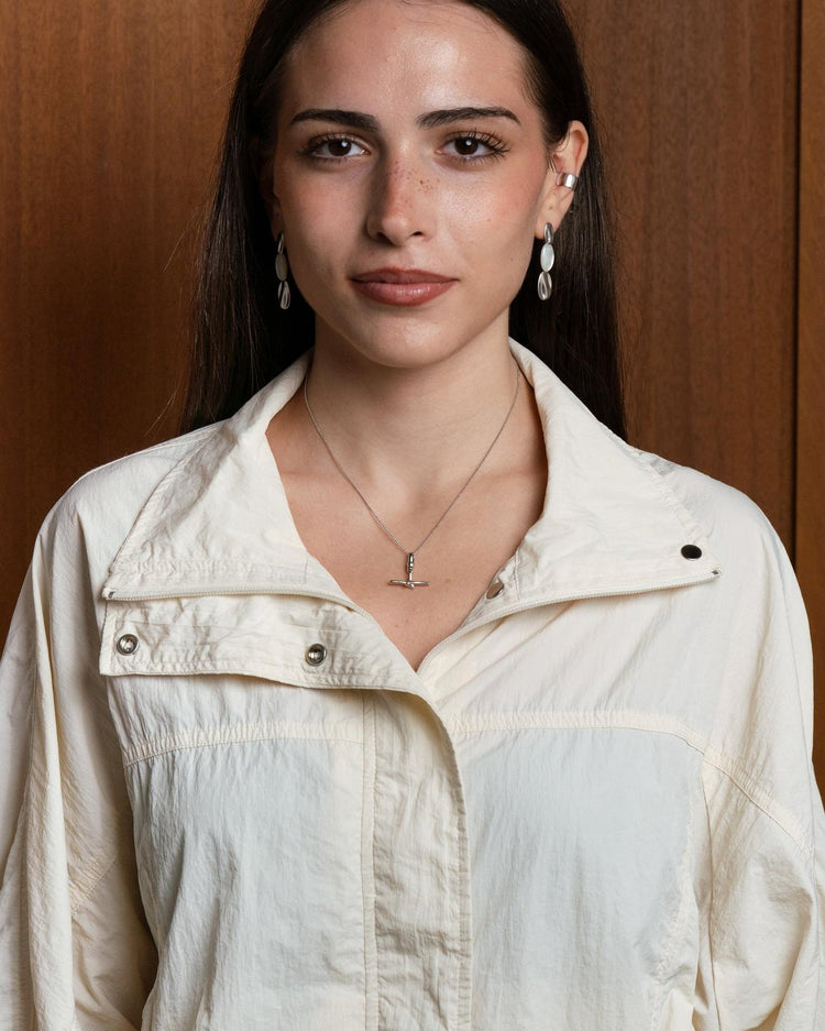 'Tabitha' T Bar Necklace - LINES AND CURRENT