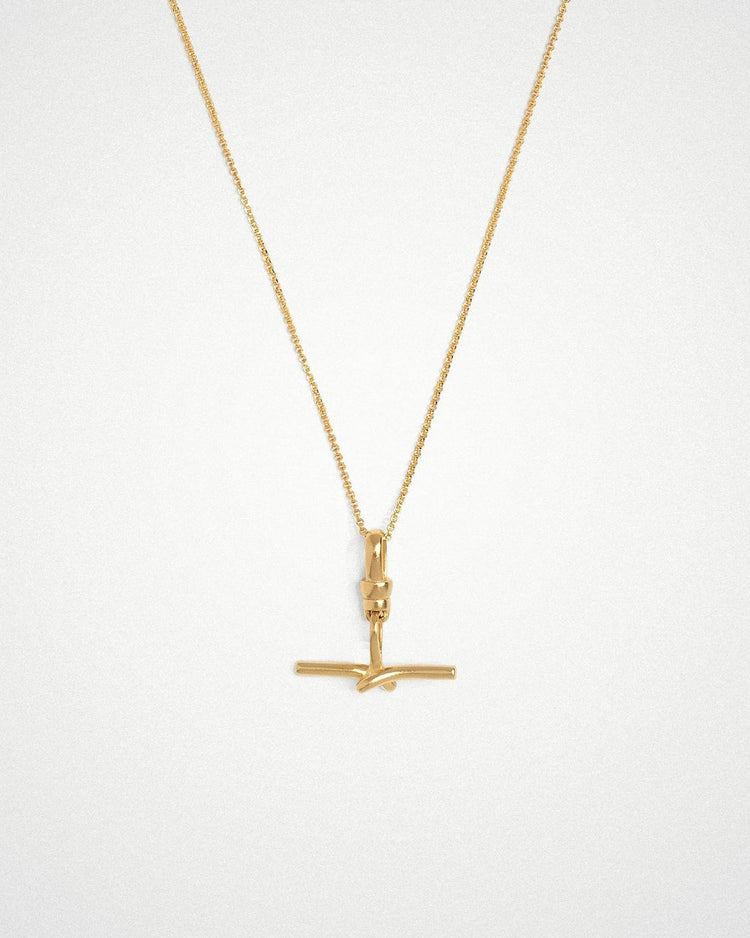 'Tabitha' T Bar Necklace - LINES AND CURRENT