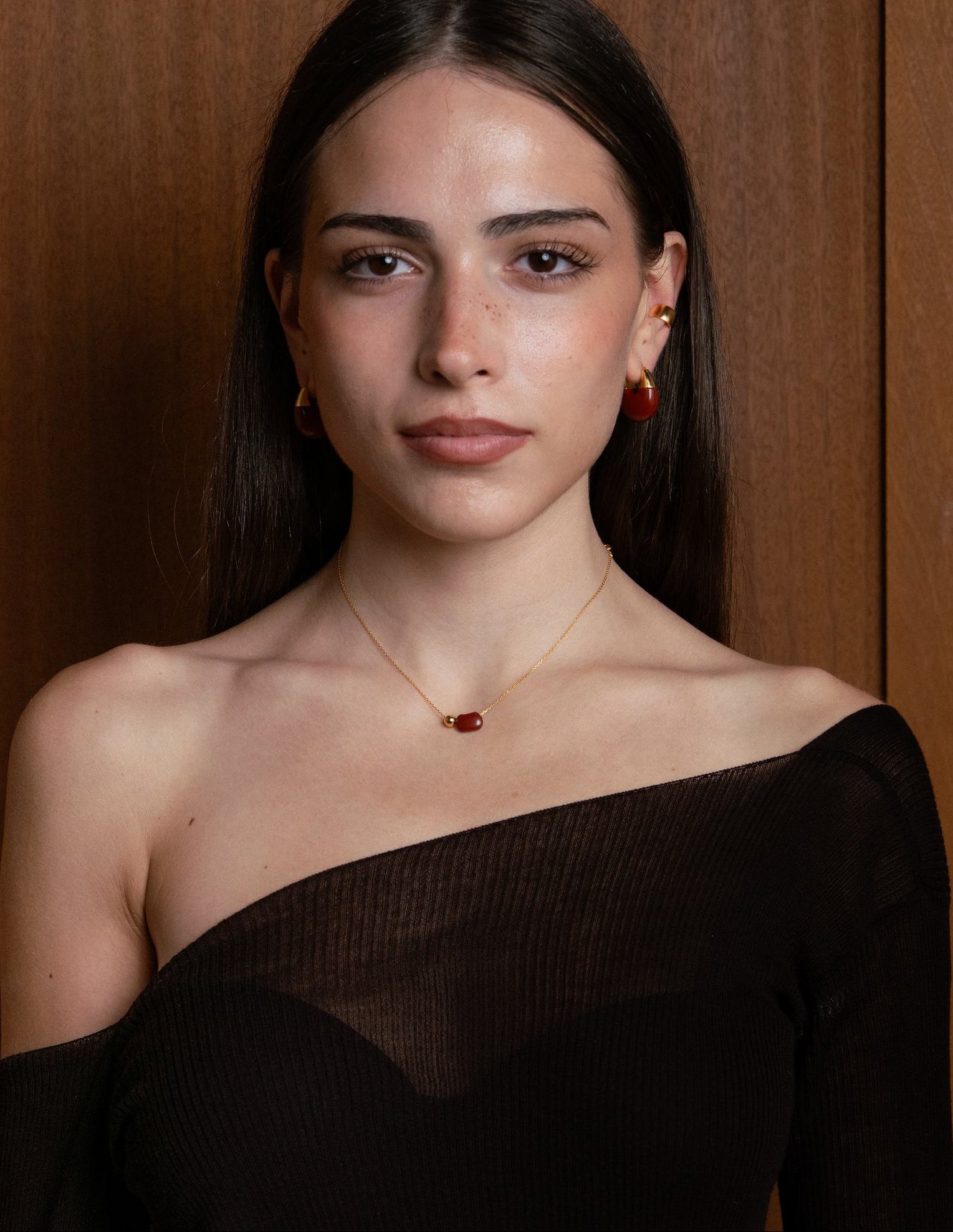 'Terra' Bean Necklace - LINES AND CURRENT