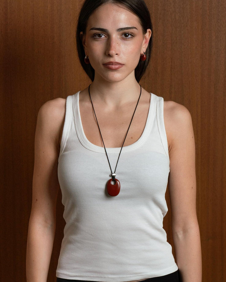 'Terra' Cord Necklace - LINES AND CURRENT