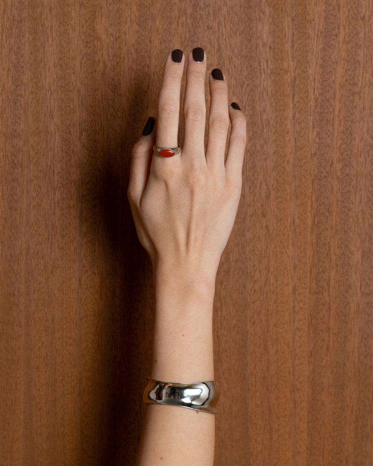 'Terra' Signet Ring - LINES AND CURRENT