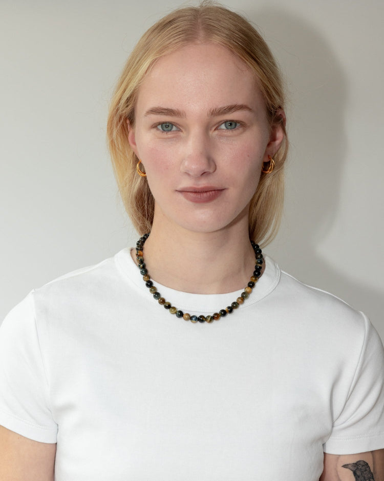 'Tove' Interlocked Hoop Earrings - LINES AND CURRENT