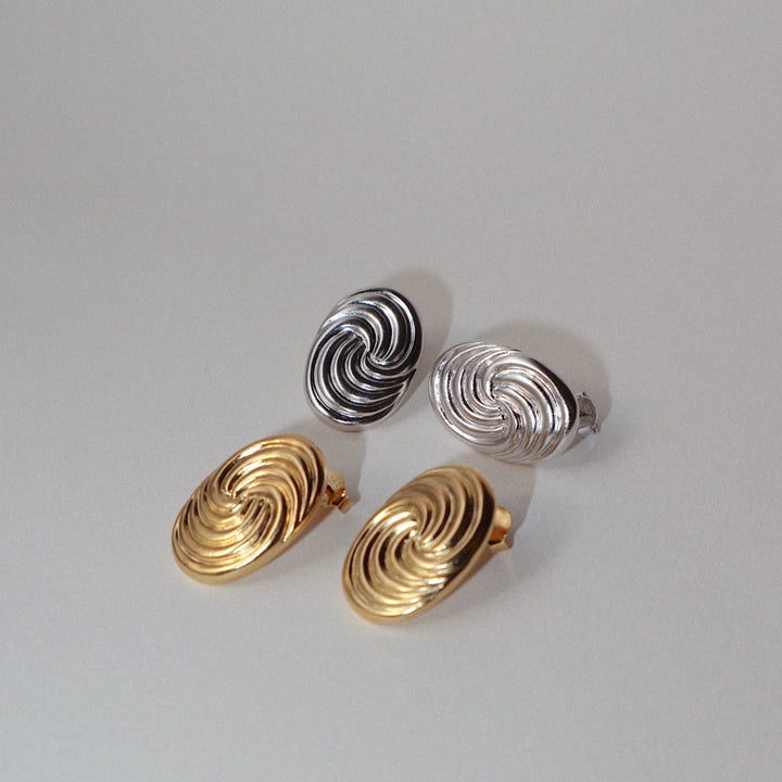 'Zen' Disc Earrings