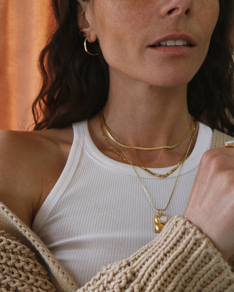 Liquid Name Tag Necklace