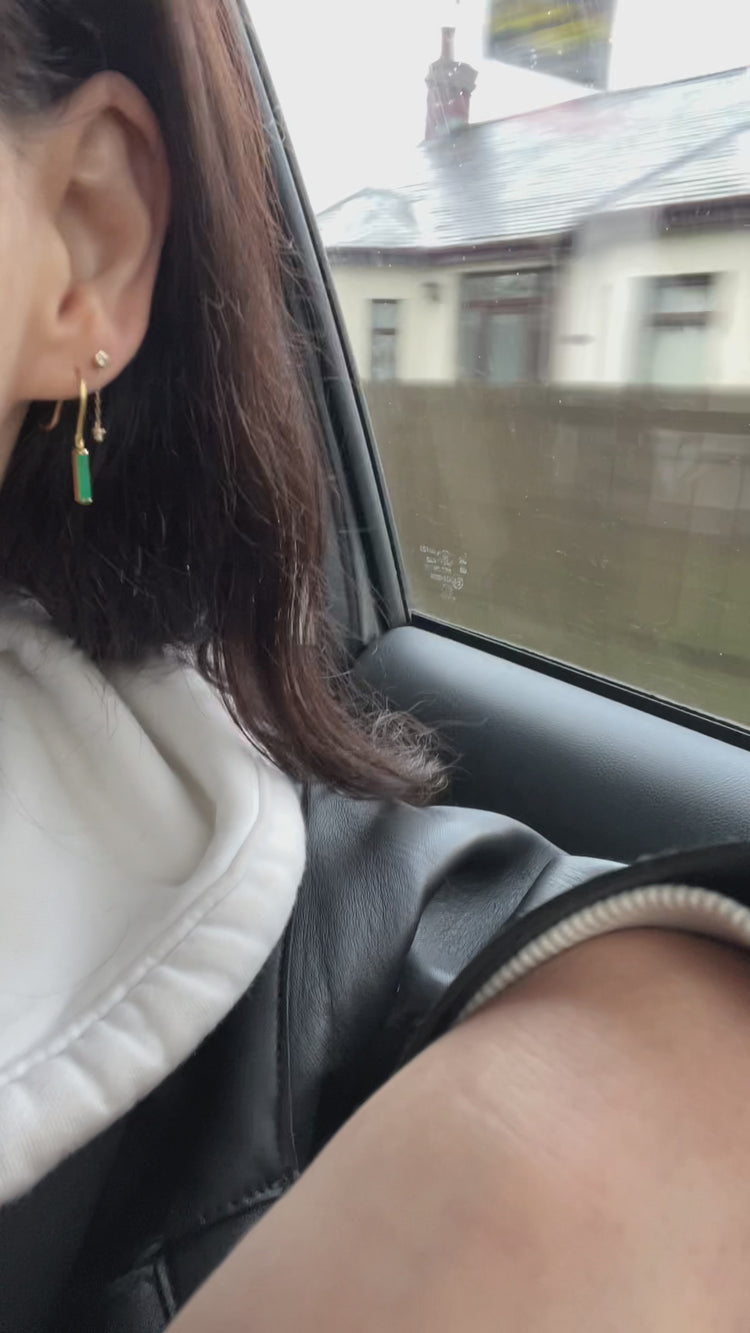 'Green Alchemy' Drop Earrings