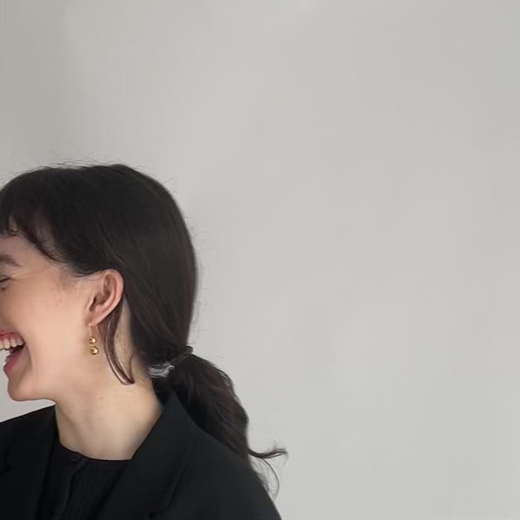 'Petra' Double Drop Earrings