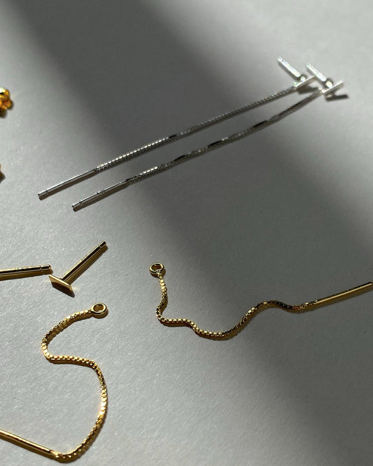 'Mia' Threads with Stud Earrings