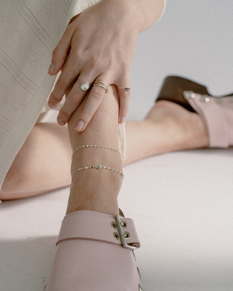 'Green Alchemy' Anklet