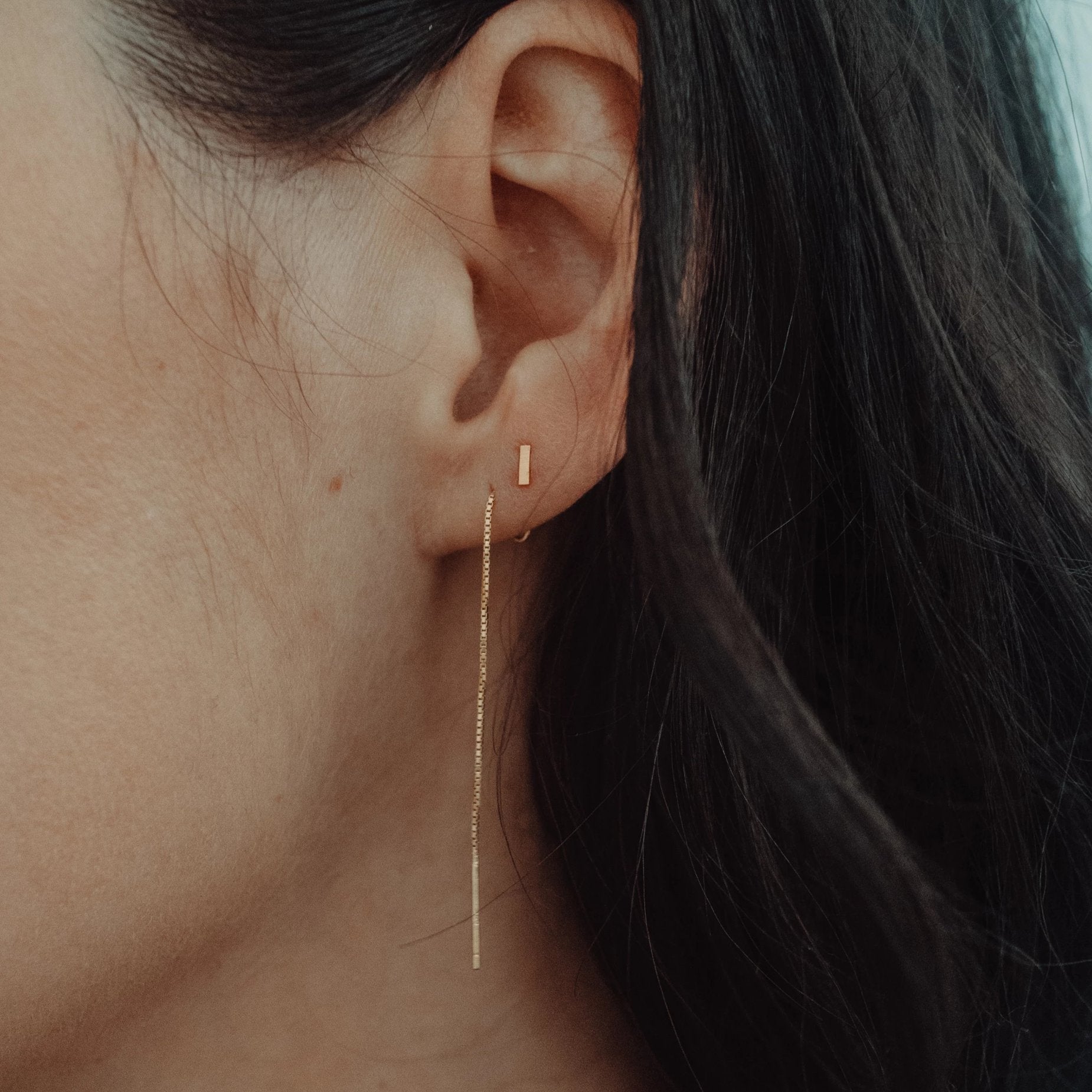 'Mia' Threads with Stud Earrings