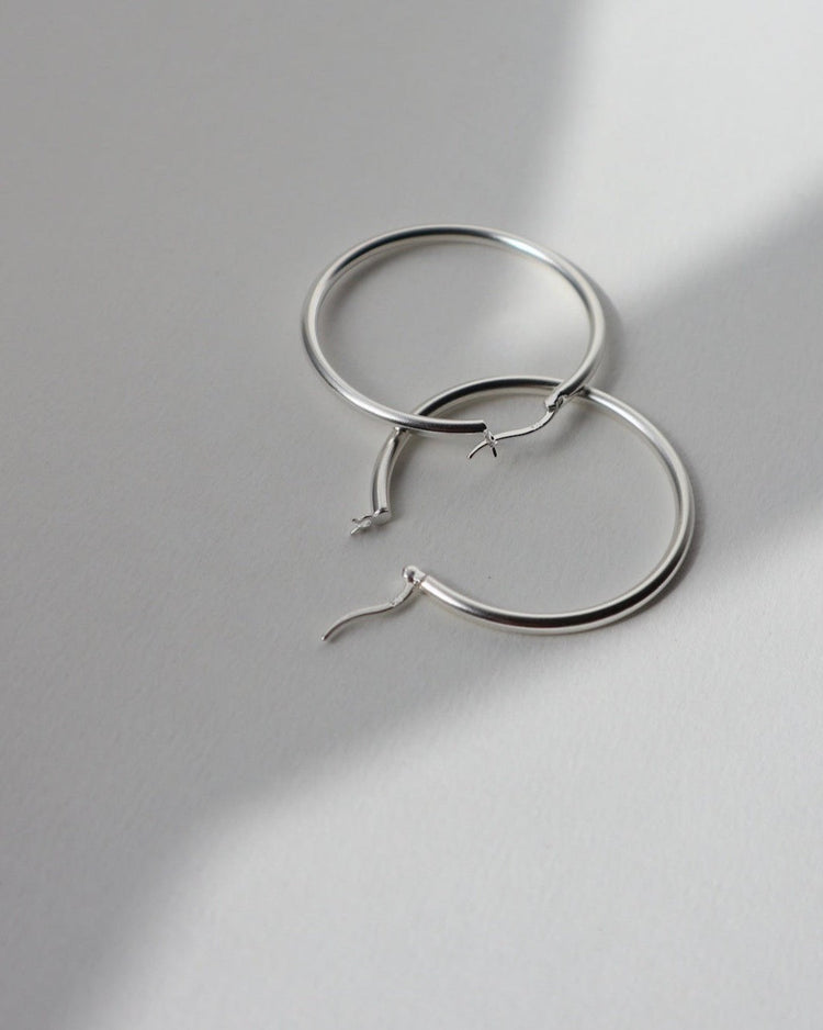 'Pamela' Pipe Hoop Earrings