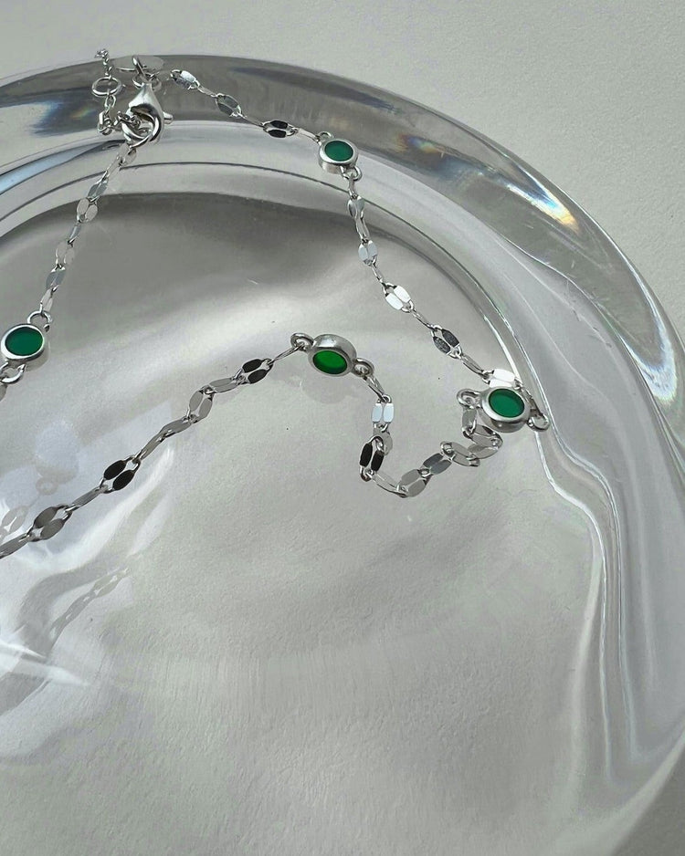 'Green Alchemy' Anklet