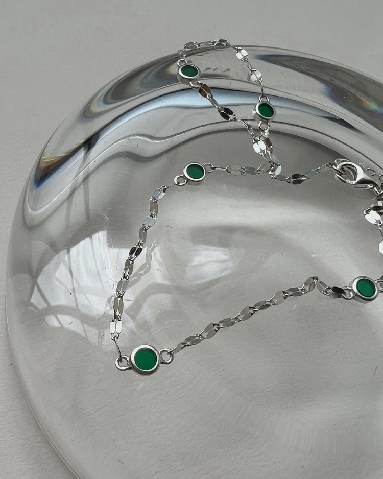 'Green Alchemy' Anklet