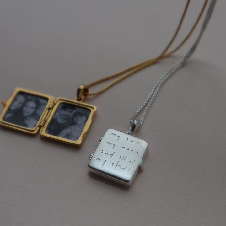 'My Sun, My Moon, and all of my Stars' Locket Necklace