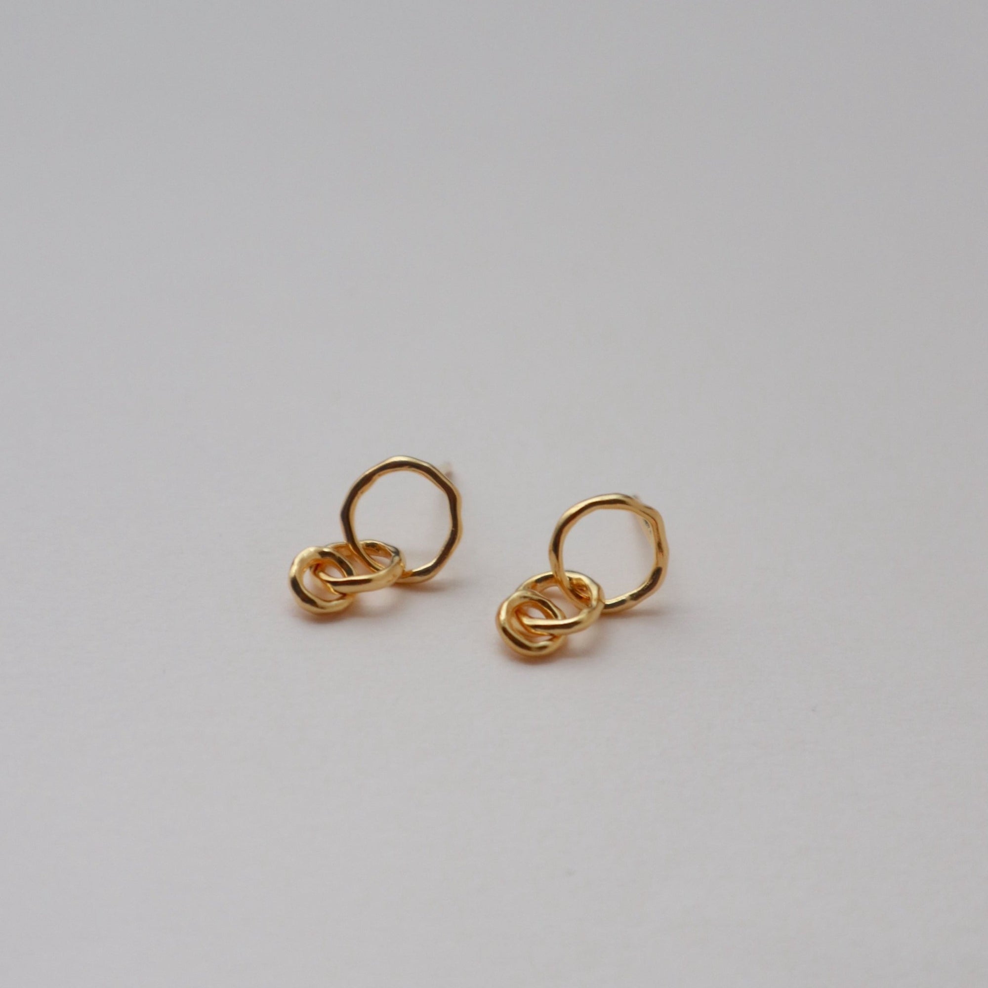 &#39;Frieda&#39; Interlocked Stud Earrings