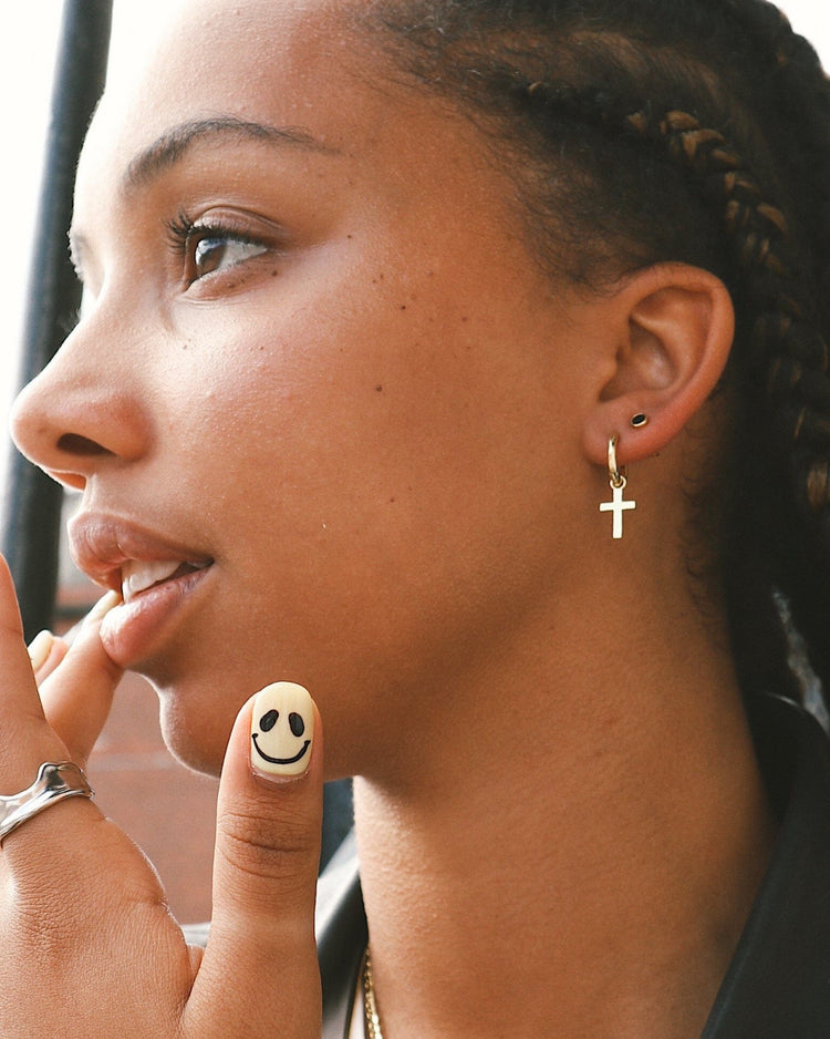 Liquid Huggies + Cross Charms