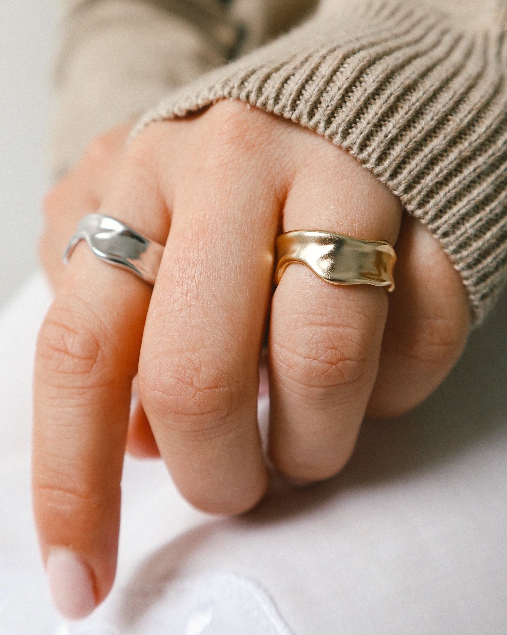'Della' Drip Ring – LINES AND CURRENT