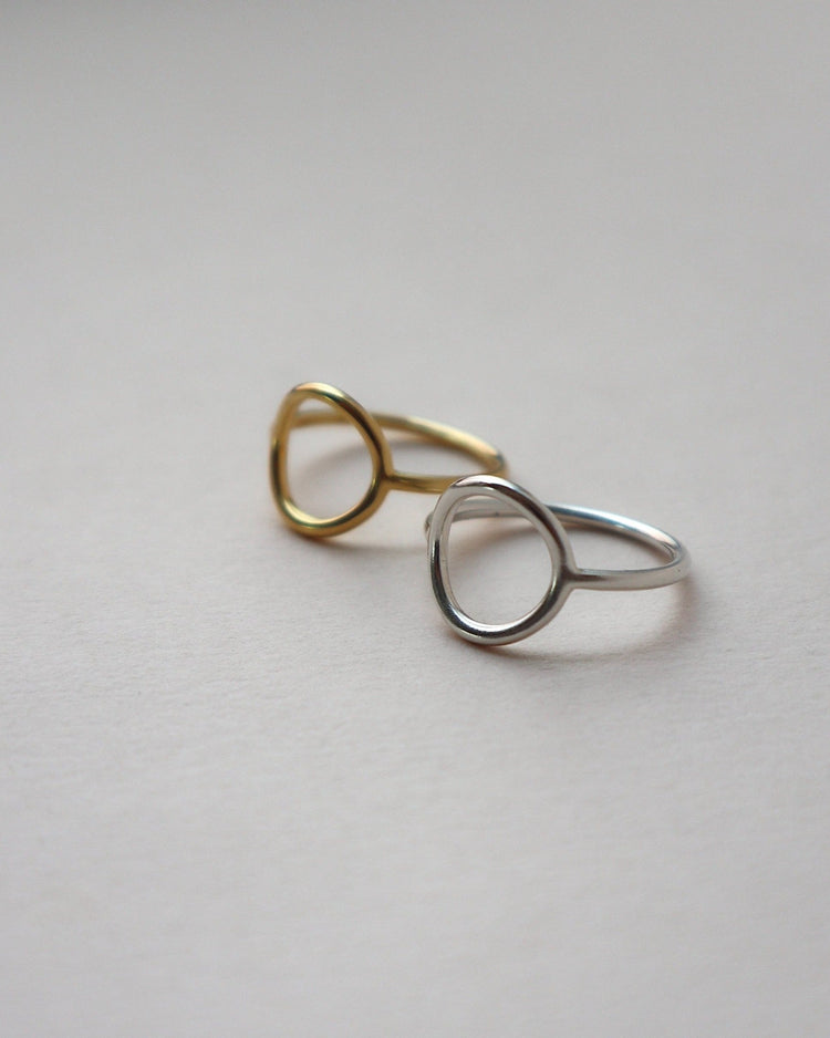 'Oda' Open Circle Ring
