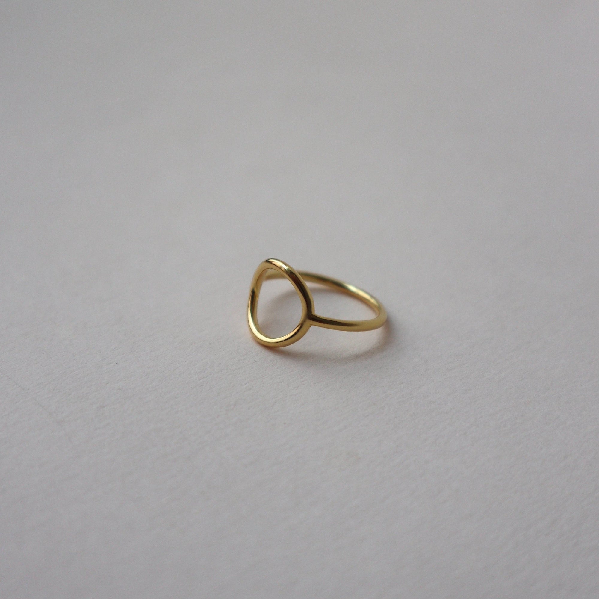 &#39;Oda&#39; Open Circle Ring