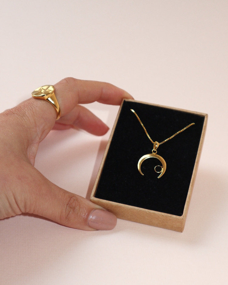 'Goddess' Moon Chain Necklace