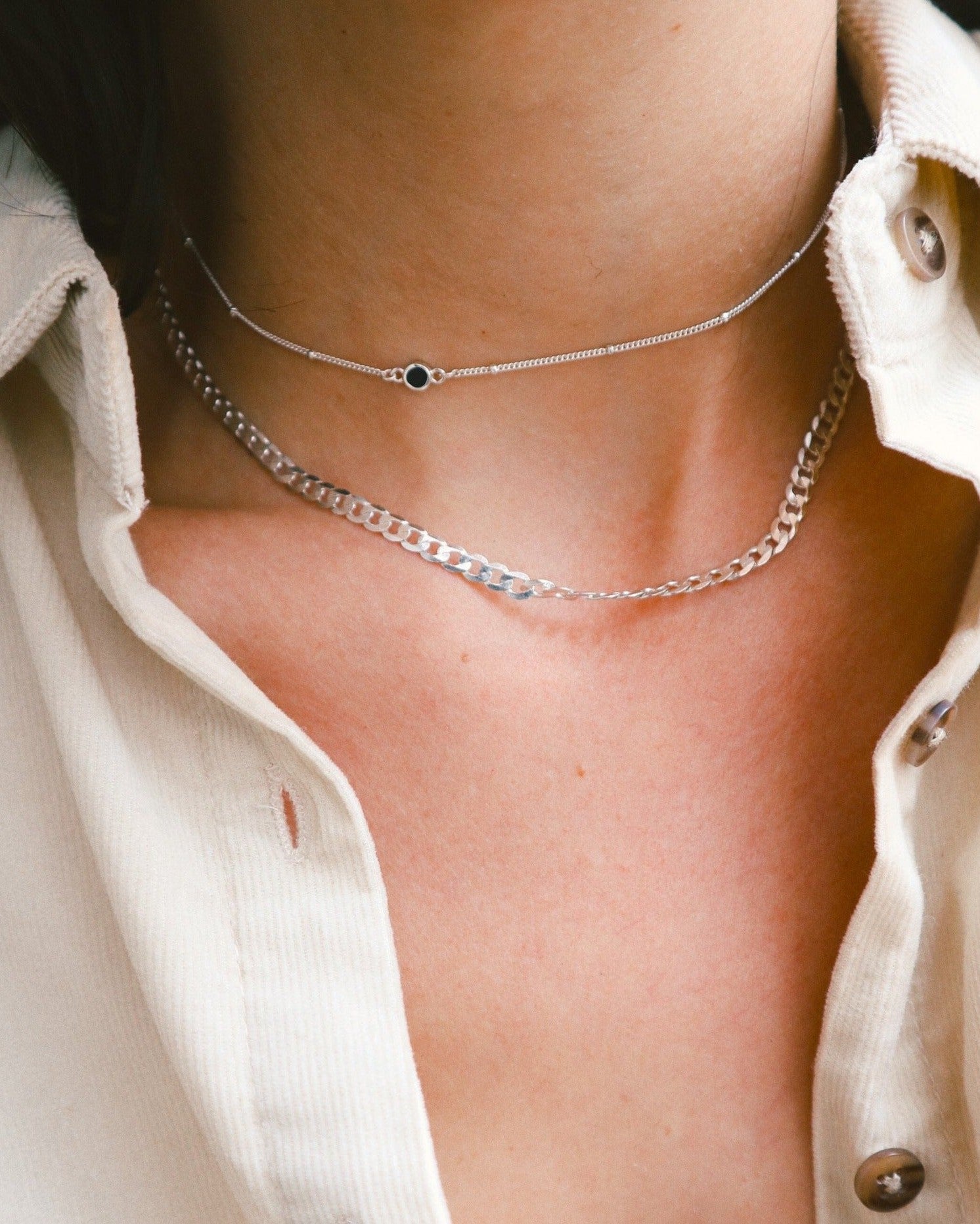 The Mona Choker Necklace – LINES AND CURRENT - Main Image