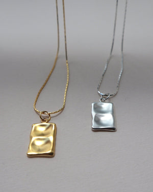 Liquid Name Tag Necklace