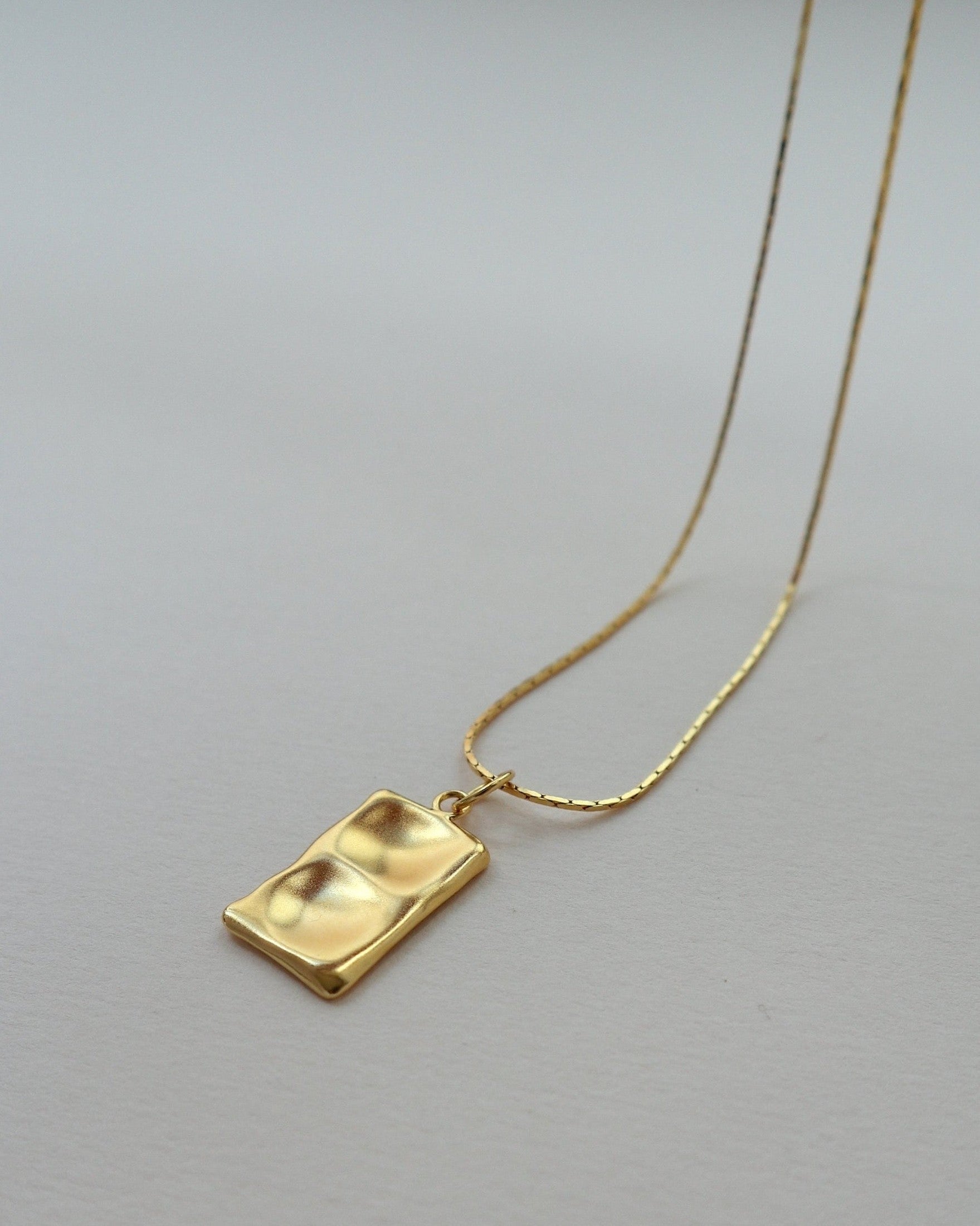 Liquid Name Tag Necklace