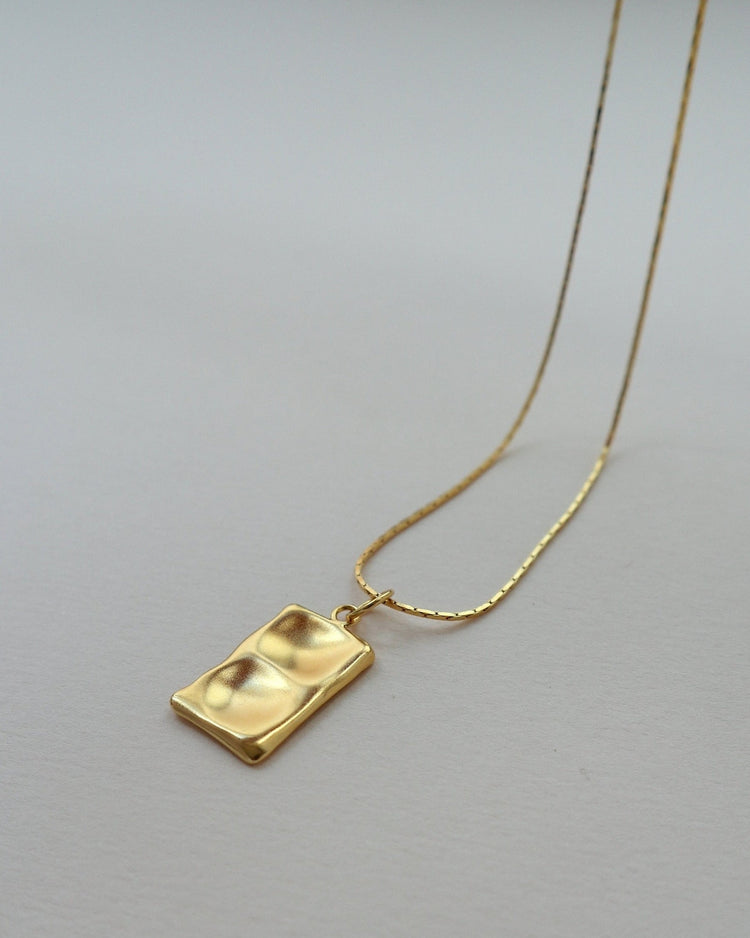 Liquid Name Tag Necklace