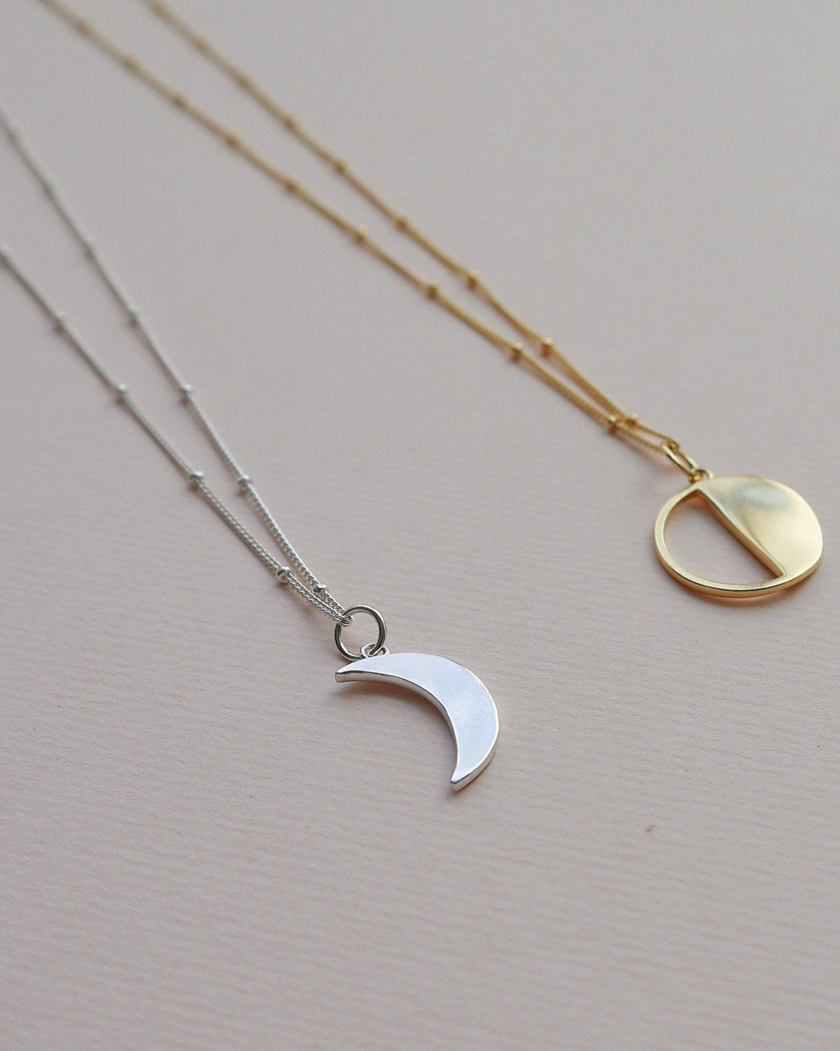 Moon Sister Pendant Necklace