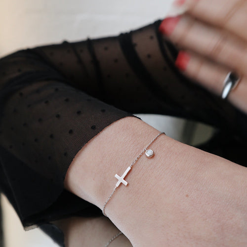 The Cross Chain Bracelet - Lines & Current