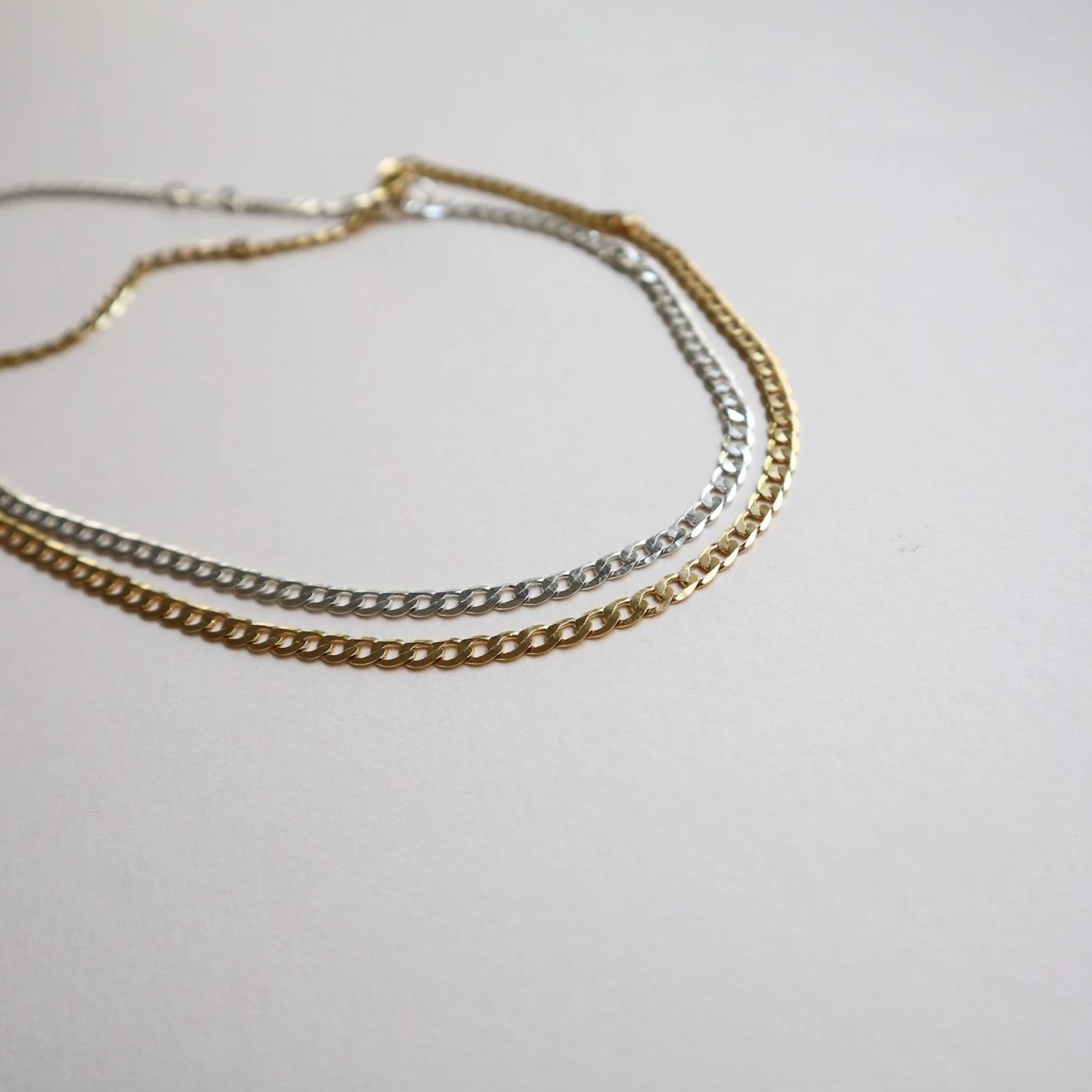 'Carrie' Curb Chain Necklace
