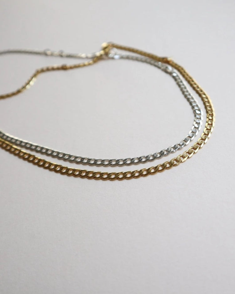 'Carrie' Curb Chain Necklace
