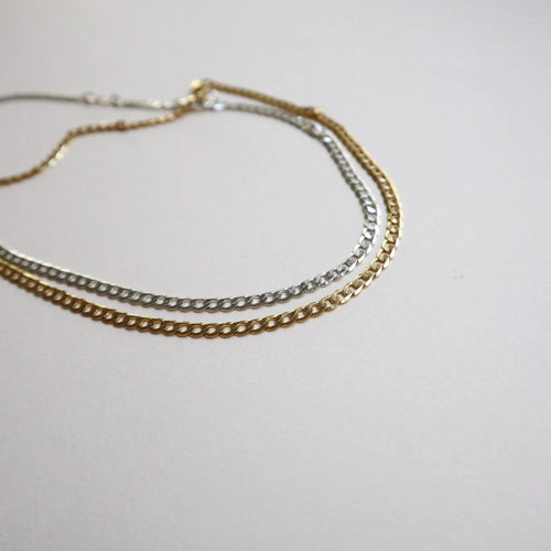 Carrie Curb Chain Necklace - Lines & Current
