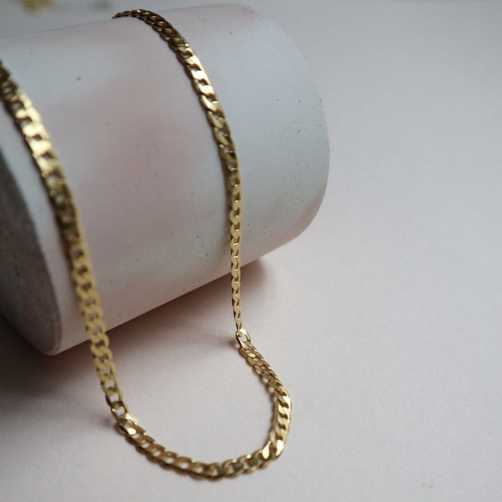 'Carrie' Curb Chain Necklace