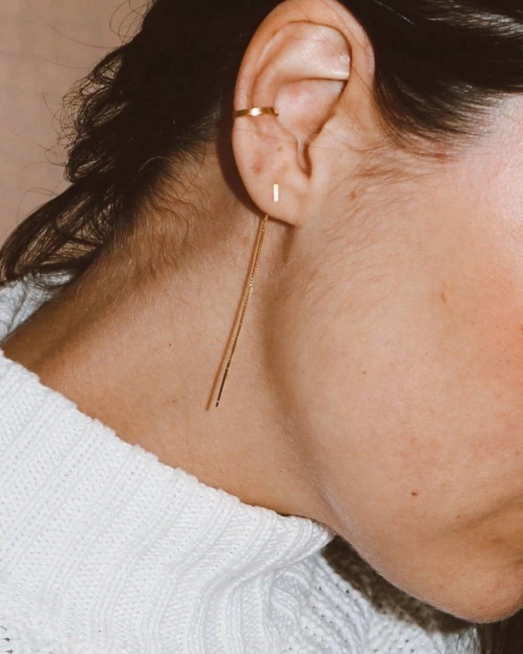 'Mia' Threads with Stud Earrings