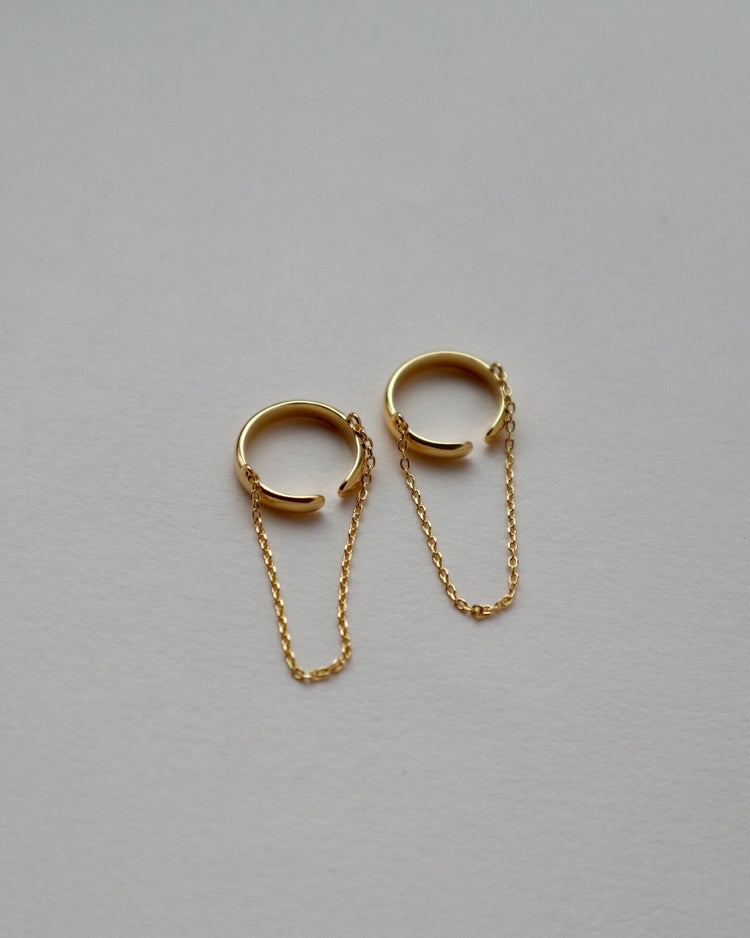 'Gia' Chain Ear Cuffs