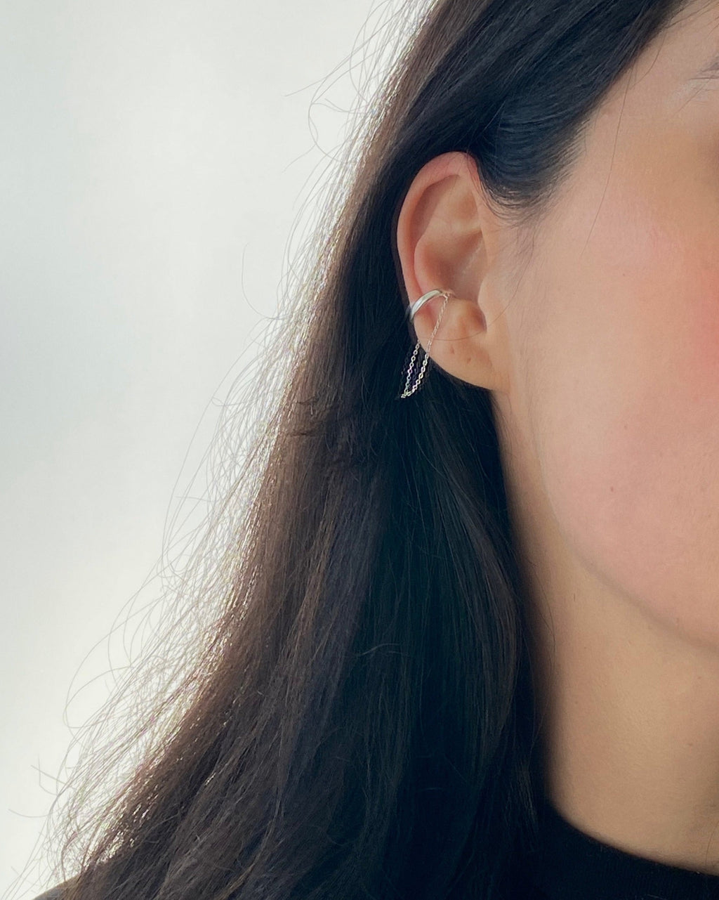'Gia' Chain Ear Cuffs – LINES AND CURRENT