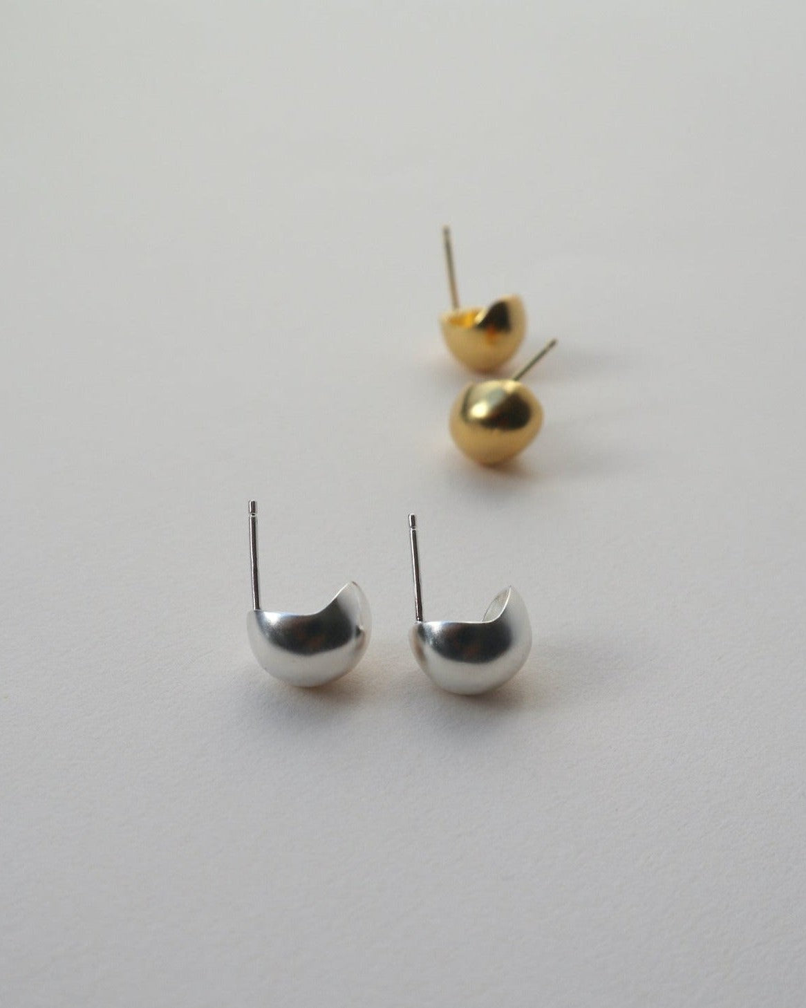 &#39;Björn&#39; Oval Studs